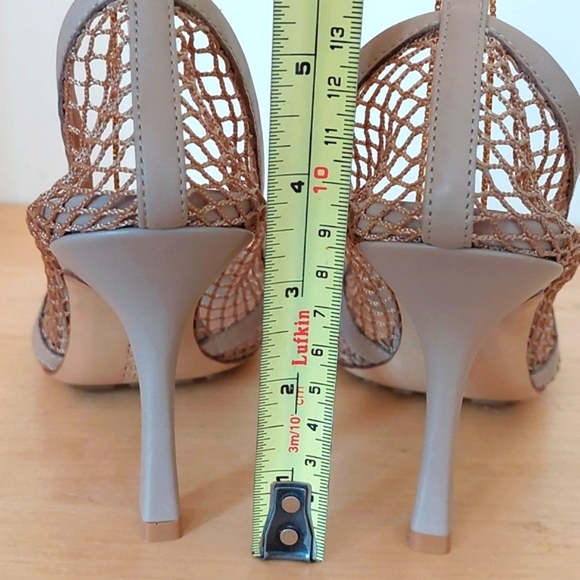 Bottega Veneta Chain-Link Mesh  Sandals - Picture 10 of 11